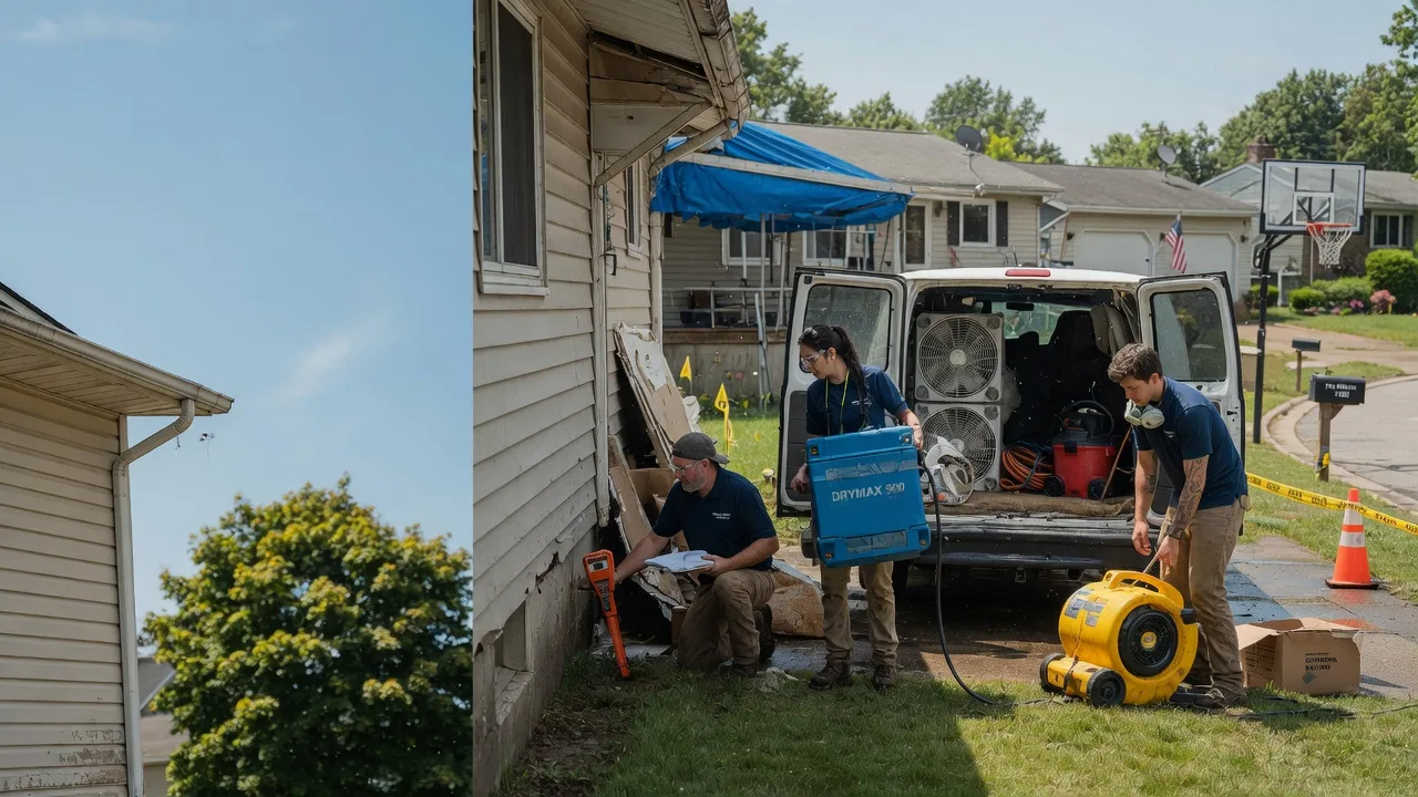Ceiling Leak Cleanup in Streator, IL near me